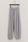 BASERANGE France elastic waist loose sports cotton casual pants BAS-FRAP-RC-SU25-BSL WHITESTONE BLUE